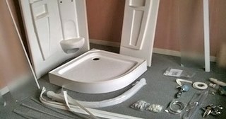 Установка душевой кабины Луга, цена от 3011 руб.